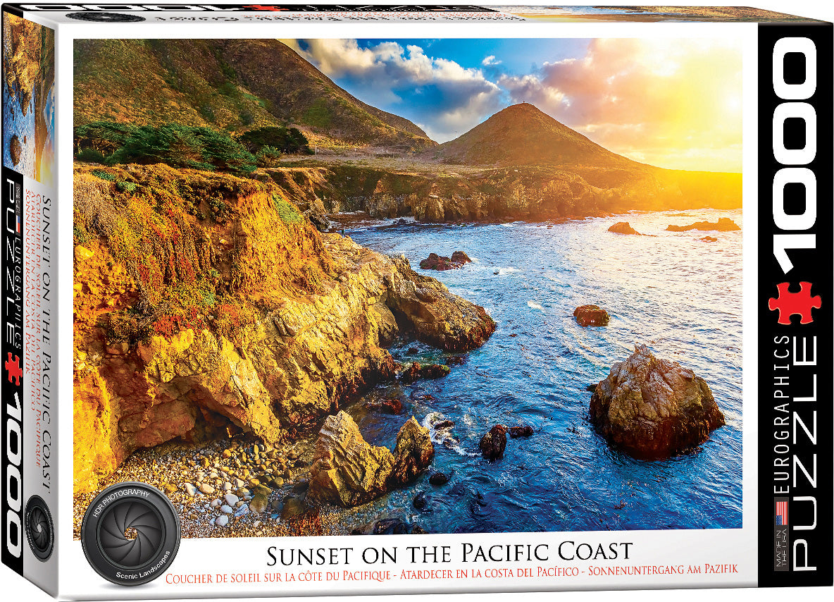 Sunset On The Pacific Coast 1000-piece Puzzle