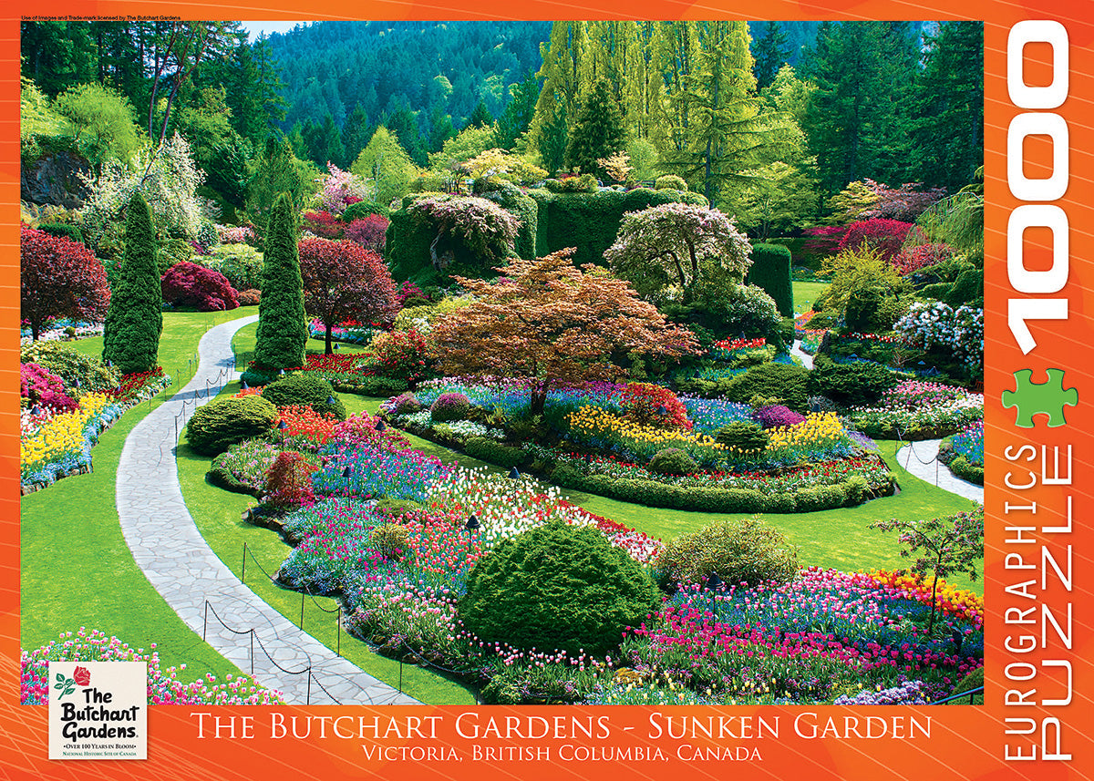 Sunken Garden -butchart Gardens 1000-piece Puzzle