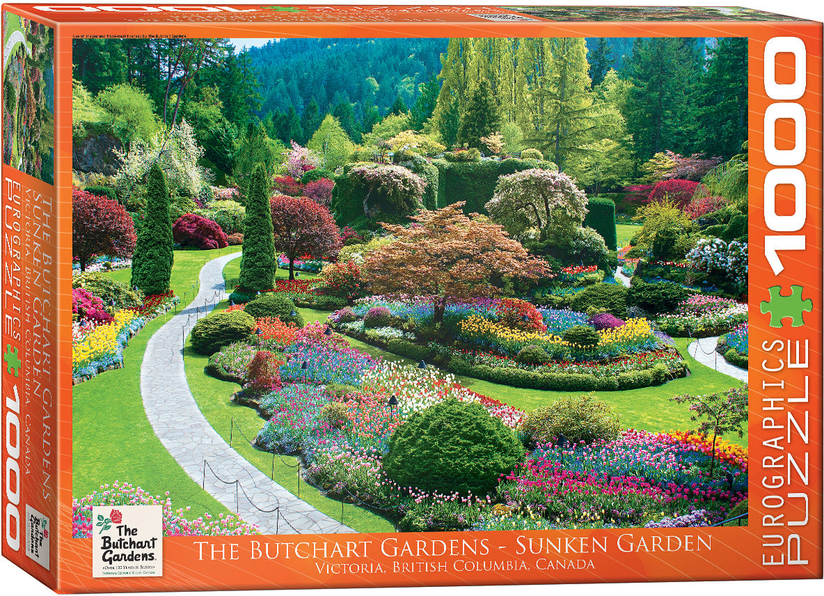 Sunken Garden -butchart Gardens 1000-piece Puzzle