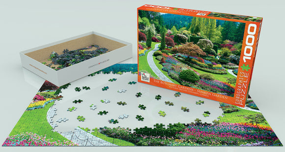 Sunken Garden -butchart Gardens 1000-piece Puzzle