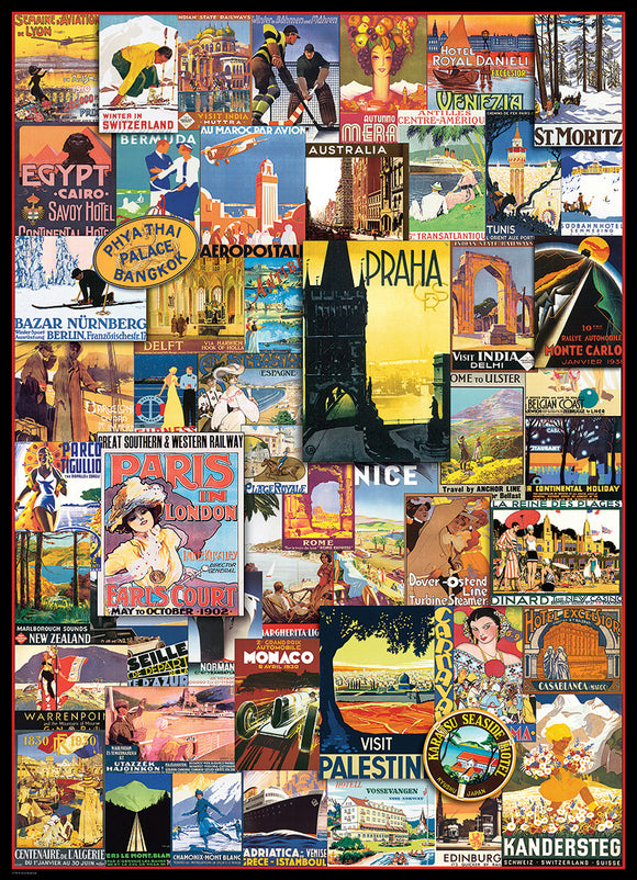 Travel Around The World 1000-piece Puzzle