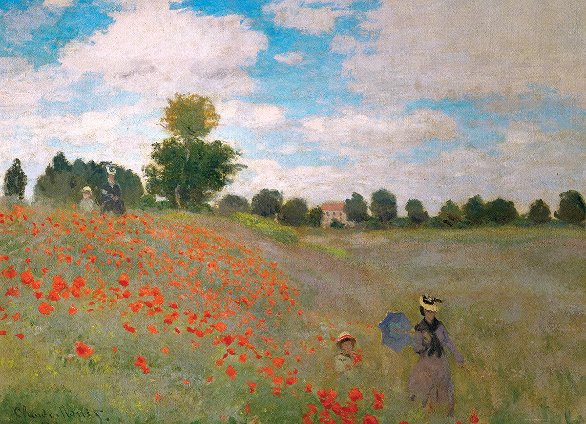 The Poppy Field by Claude Monet