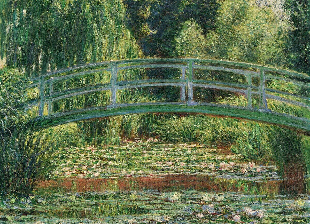 The Japanese Footbridge by Claude Monet