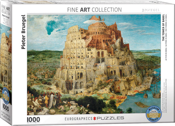 The Tower of Babel by Pieter Bruegel 1000-Piece Puzzle