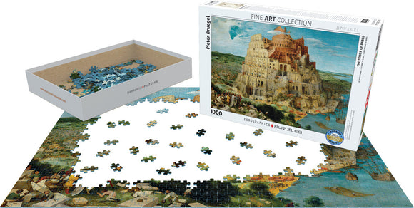 The Tower of Babel by Pieter Bruegel 1000-Piece Puzzle