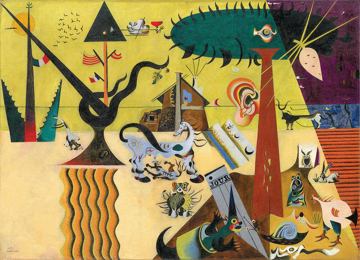 The Tilled Field by Joan Miró