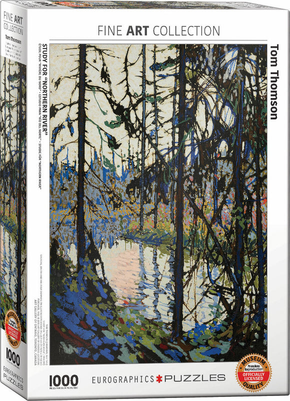 Study for Northern River by Tom Thomson 1000-Piece Puzzle