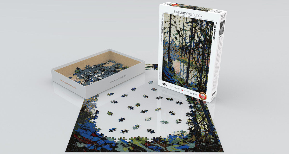 Study for Northern River by Tom Thomson 1000-Piece Puzzle