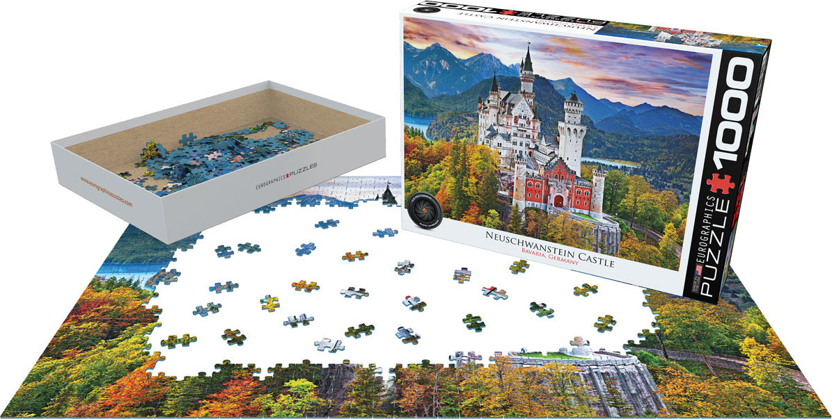 Neuschwanstein Castle Germany 1000-Piece Puzzle 