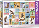 Yoga Cats 1000-Piece Puzzle 