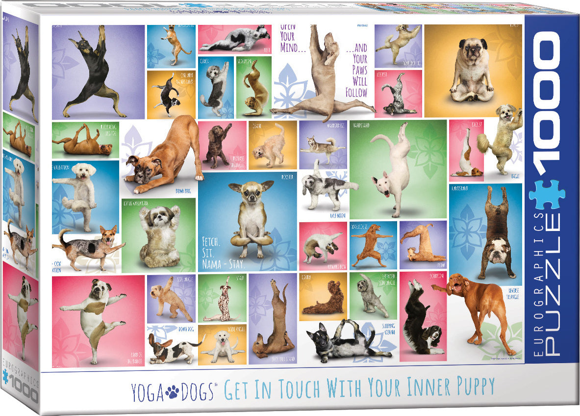 Yoga Dogs 1000-Piece Puzzle 