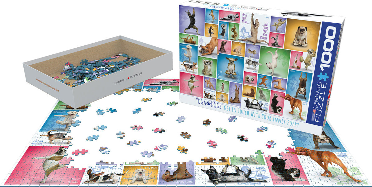 Yoga Dogs 1000-Piece Puzzle 