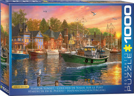 Harbor Sunset by Dominic Davison 1000-Piece Puzzle