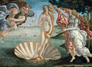 A jigsaw puzzle featuring the famous painting 'Birth of Venus' by Sandro Botticelli. The artwork depicts Venus, goddess of love, emerging from a shell, surrounded by mythological figures and scenic elements that capture the essence of beauty and Renaissance art. Ideal for art lovers and puzzle enthusiasts.