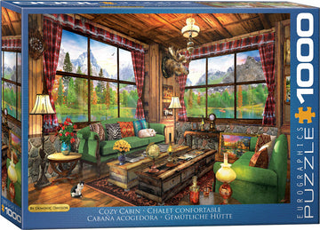 Cozy Cabin by Dominic Davison 1000-Piece Puzzle