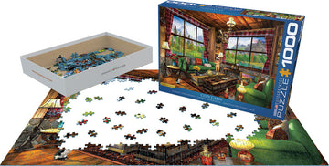 Cozy Cabin by Dominic Davison 1000-Piece Puzzle