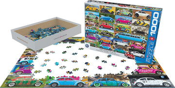 VW Beetle Gone Places 1000-Piece Puzzle