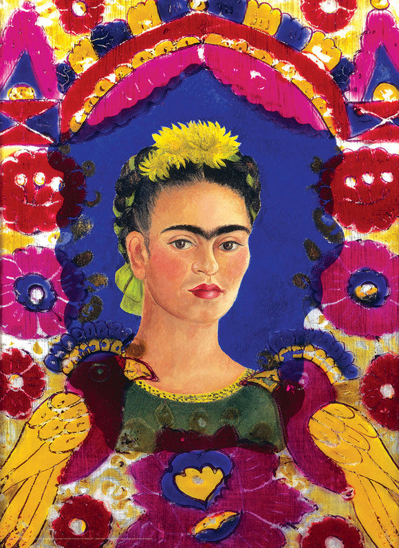 Self Portrait, The Frame by Frida Kahlo 1000-Piece Puzzle
