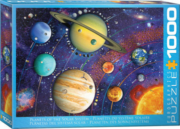 Planets of the Solar System 1000-Piece Puzzle Puzzle
