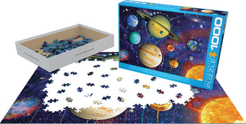 Planets of the Solar System 1000-Piece Puzzle Puzzle