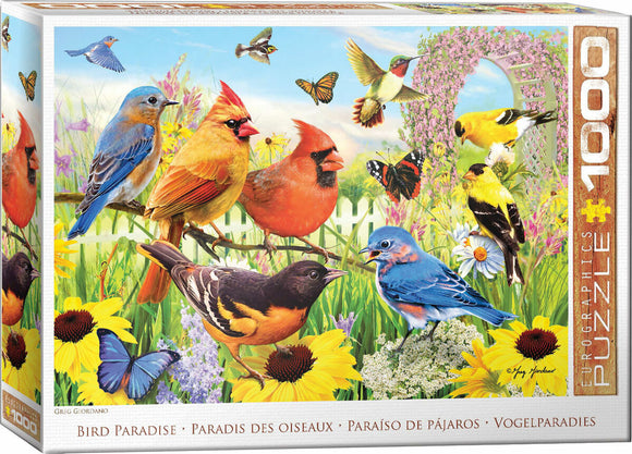 Bird Paradise by Greg Giordano 1000-Piece Puzzle Puzzle