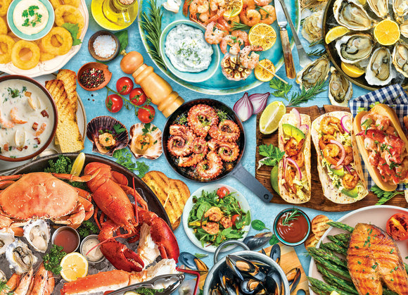 Seafood Table 1000-Piece Puzzle Puzzle