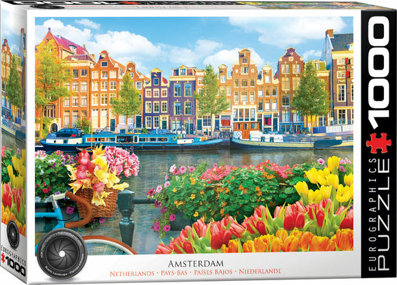 Amsterdam, Netherlands 1000-Piece Puzzle Puzzle
