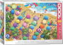 Beach Summer Fun 1000-Piece Puzzle Puzzle