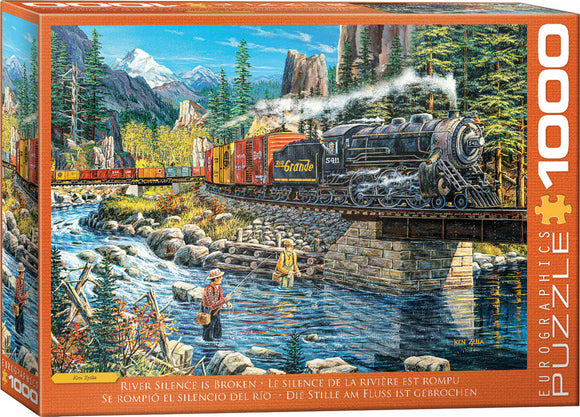 River Silence is Broken by Ken Zylla 1000-Piece Puzzle Puzzle