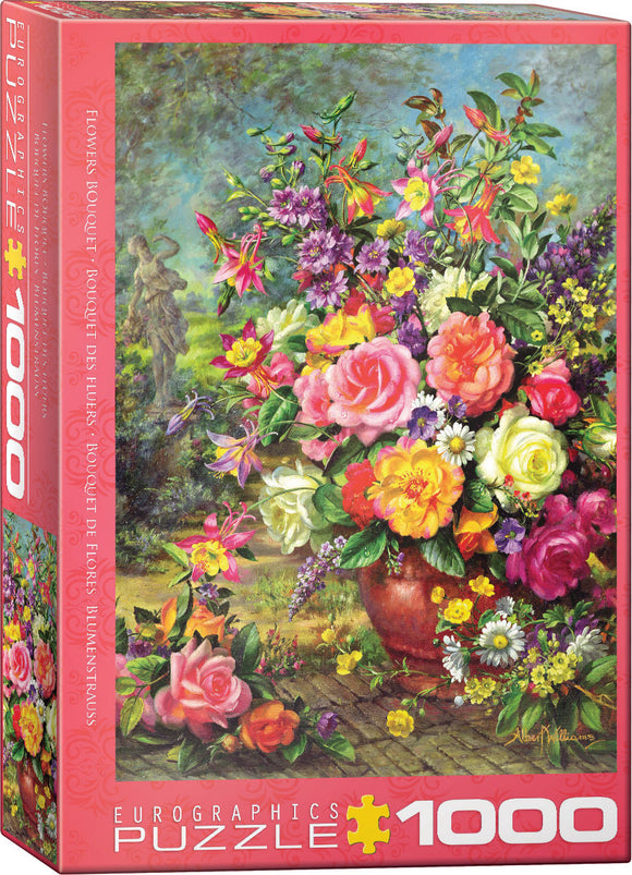 Flower Bouquet 1000-Piece Puzzle Puzzle