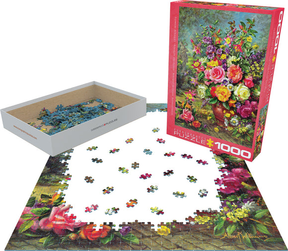 Flower Bouquet 1000-Piece Puzzle Puzzle