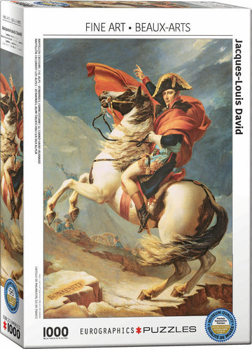 Napoleon Crossing the Alps by Jacques Louis David 1000-Piece Puzzle Puzzle