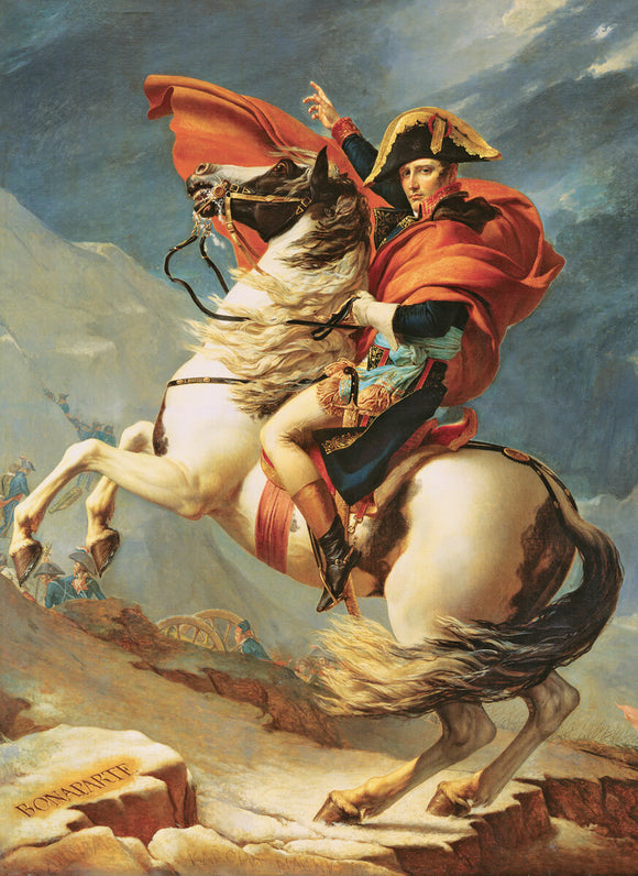 Napoleon Crossing the Alps by Jacques Louis David 1000-Piece Puzzle Puzzle