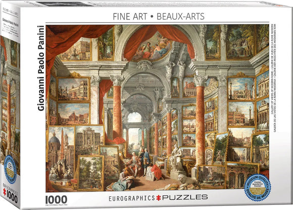 Gallery Views of Modern Rome by Giovanni Paolo Pannini 1000-Piece Puzzle