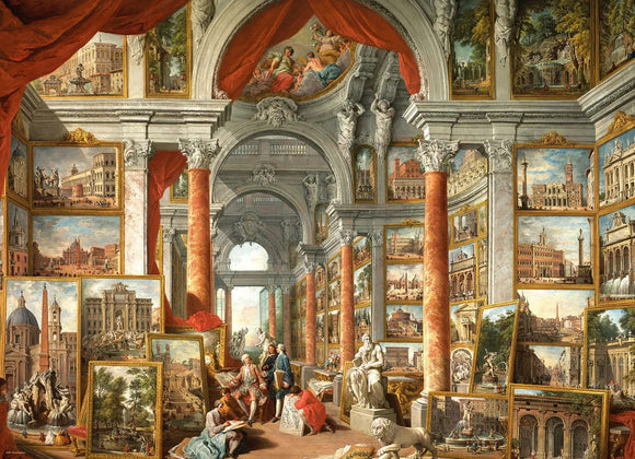 Gallery Views of Modern Rome by Giovanni Paolo Pannini 1000-Piece Puzzle