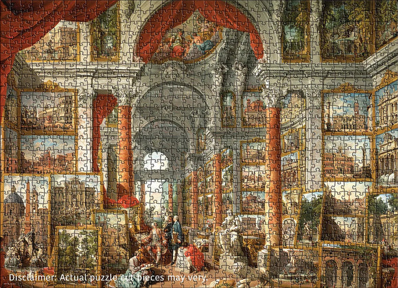 Gallery Views of Modern Rome by Giovanni Paolo Pannini 1000-Piece Puzzle