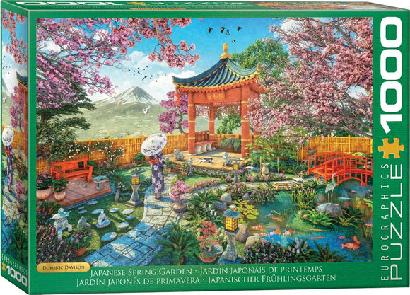 Japanese Spring Garden by Dominic Davison 1000-Piece Puzzle