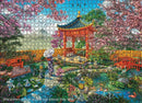 Japanese Spring Garden by Dominic Davison 1000-Piece Puzzle