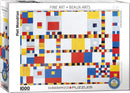 Victory Boogie Woogie (Detail) by Piet Mondrian 1000-Piece Puzzle