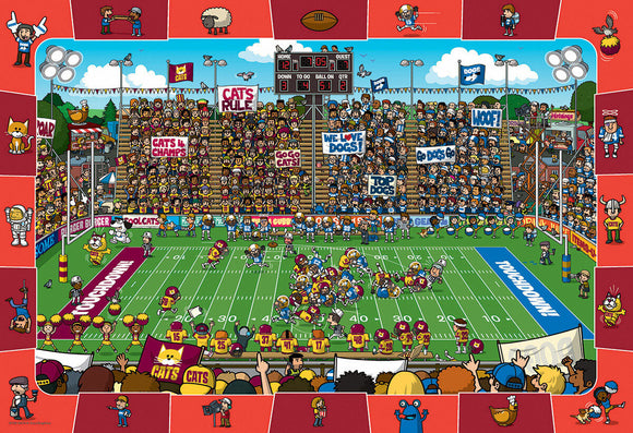 Football - Spot  and Find 100-Piece Puzzle