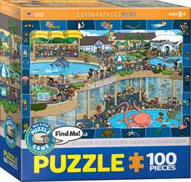 Crazy Aquarium - Spot  and Find 100-Piece Puzzle