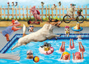 Crazy Pool Day by Lucia Hefferman Lenticular XL 300-Piece Puzzle