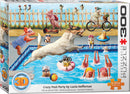 Crazy Pool Day by Lucia Hefferman Lenticular XL 300-Piece Puzzle