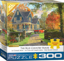 The Blue Country House by Dominic Davison 300-Piece Puzzle