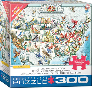 A Song for Every Bloom by Gail Fraser 300-Piece Puzzle