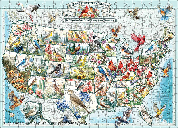 A Song for Every Bloom by Gail Fraser 300-Piece Puzzle
