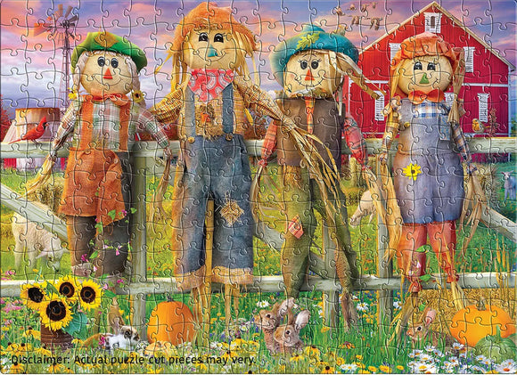 Friendly Scarecrows by Eduoard 300-Piece Puzzle