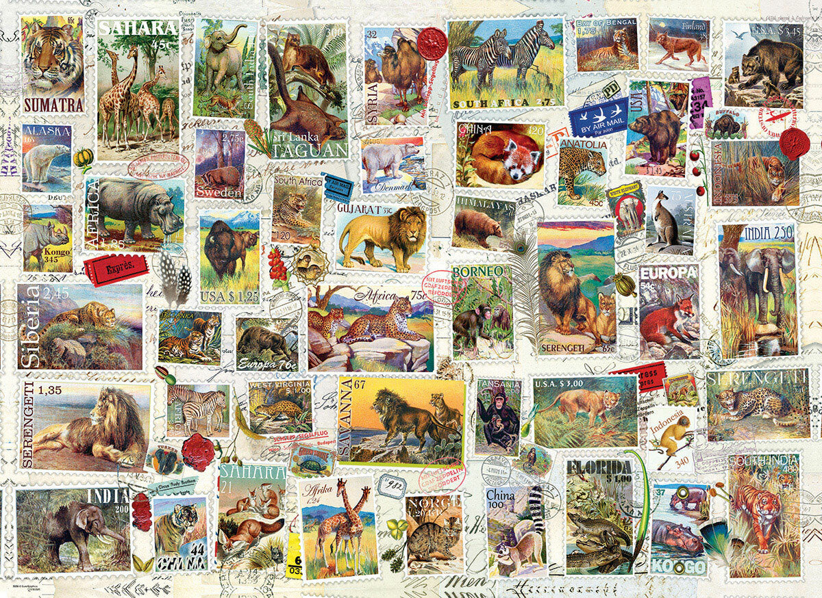 Wildlife Vintage Stamps