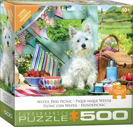 Scottie Dog Picnic 500-Piece Puzzle