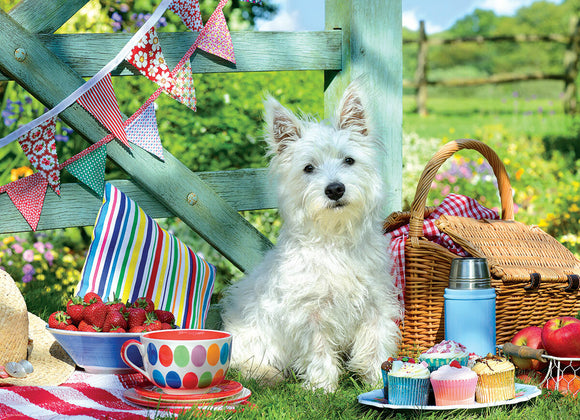 Scottie Dog Picnic 500-Piece Puzzle